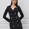 Rochie MBG neagra tip sacou