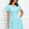 Rochie Moze bleu cu buzunare