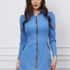 Rochie Moze bleu cu fermoar