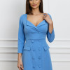 Rochie Moze bleu tip sacou