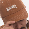 Wood Wood șapcă de baseball din bumbac culoarea maro, cu imprimeu 12240807.7083-ANTHRACITE