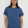 G-Star Raw tricou din bumbac culoarea albastru marin, neted