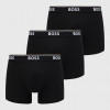 BOSS boxeri 3 pack bărbați, culoarea negru 50475274
