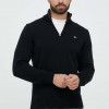 Gant pulover de bumbac culoarea negru