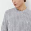 Abercrombie & Fitch pulover din amestec de lana barbati, culoarea gri, light