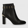 Just Cavalli cizme de piele femei, culoarea negru, cu toc drept, 75RA3S60 ZP274 899