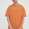 American Vintage tricou din bumbac culoarea portocaliu, neted