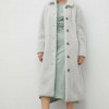 Samsoe Samsoe palton de lana Eloise culoarea gri, de tranzitie, oversize
