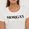 Morgan tricou femei, culoarea bej