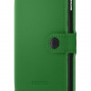 Secrid portofel de piele Miniwallet Matte Bright Green culoarea verde