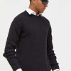 Solid pulover barbati, culoarea negru