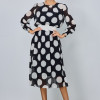 Rochie eleganta Amani Neagra cu Buline