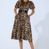 Rochie eleganta Jaime Animal Print