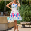 Rochie Petunia Ciclam Floral