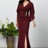Rochie de ocazie Olimpia Bordo