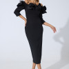 Rochie de ocazie Peyton Neagra