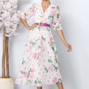 Rochie eleganta Roxa Roz Floral