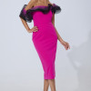 Rochie de ocazie premium Saveria Fucsia