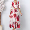 Rochie eleganta Yolanda Rosu Floral