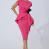 Rochie de ocazie Taryna Ciclam