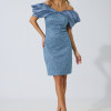Rochie de ocazie premium Novitta Bleu
