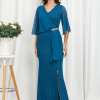 Rochie Evitta Turcoaz