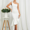 Rochie Celeste Alba