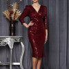 Rochie Shannon Bordo