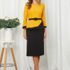 Rochie Priya Galben Mustar