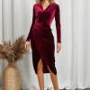 Rochie Raisa Bordo