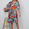 Rochie Glenda Roz Multi