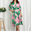 Rochie Yudith Verde Multi