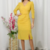 Rochie Angella Galbena
