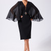 Rochie eleganta Francia Neagra