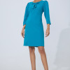 Rochie office Moze Silvina Turcoaz