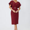 Rochie de ocazie Leonna Bordo