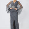Rochie de ocazie premium Celebrity Gri
