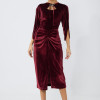 Rochie de ocazie Medana Bordo