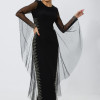 Rochie de ocazie premium Butterfly Neagra