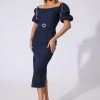 Rochie eleganta Esrra Bleumarin