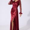 Rochie de ocazie Isaura Bordo