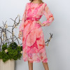 Rochie eleganta Saraia Ciclam Multi