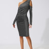 Rochie Jeannie Argintie