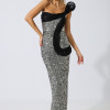 Rochie de ocazie premium Calipso Argintie