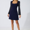 Rochie de ocazie Fabia Bleumarin