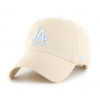 47brand șapcă de baseball din bumbac MLB Los Angeles Dodgers culoarea bej, cu imprimeu B-NLRGW12GWS-NTG
