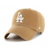 47brand șapcă de baseball din bumbac MLB Los Angeles Dodgers culoarea bej, cu imprimeu B-NLRGW12GWS-QL