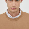 Manuel Ritz pulover de lana barbati, culoarea maro, light