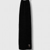 Karl Lagerfeld esarfa de lana culoarea negru, modelator