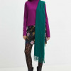 Medicine pulover femei, culoarea violet, light, cu turtleneck
